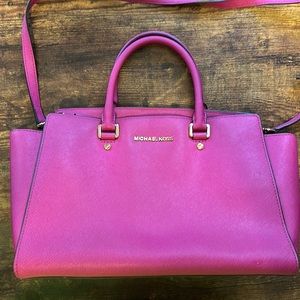 Hot pink Michael Kors purse